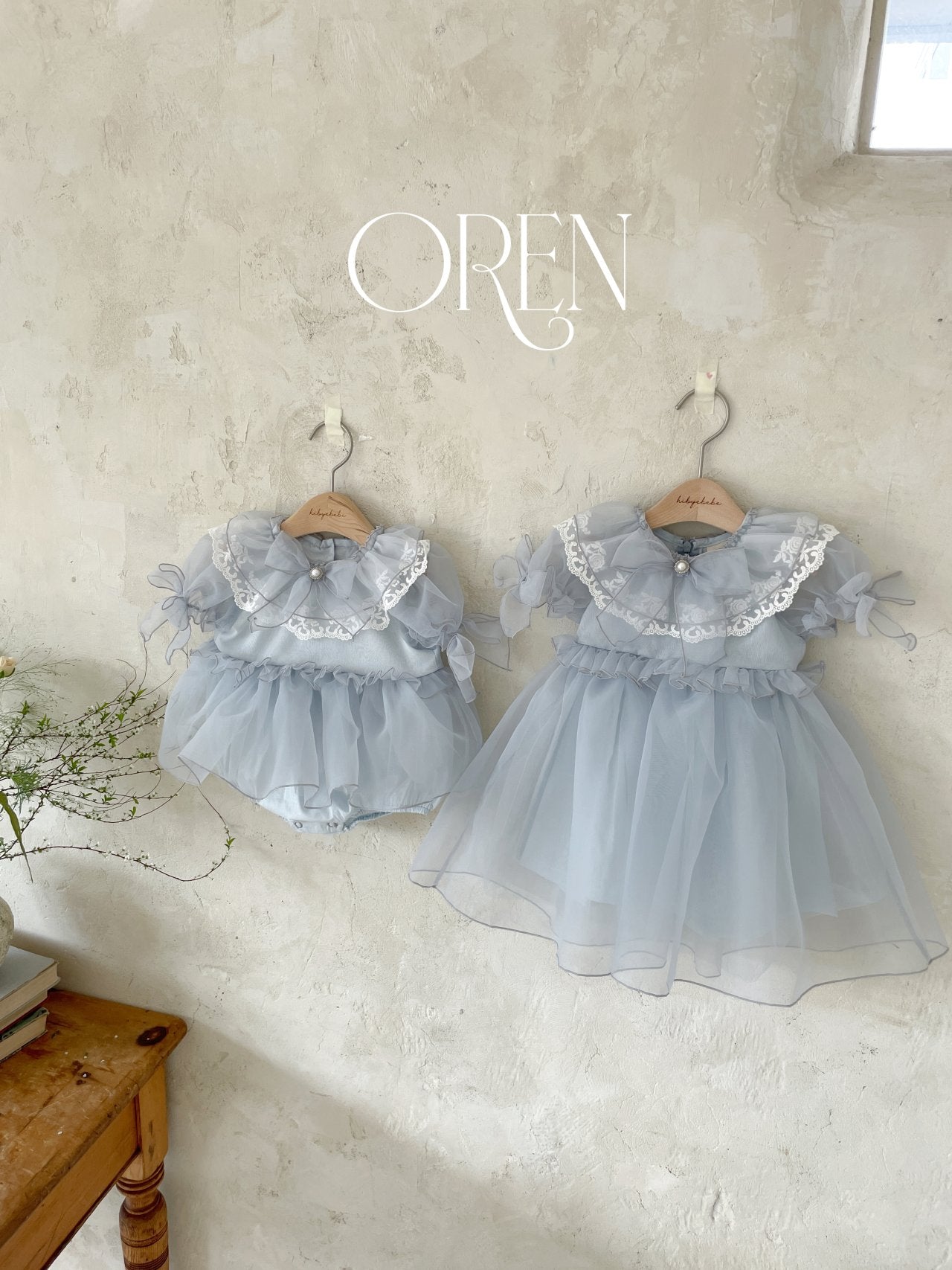 現貨▷ 韓國童裝 25夏 | OR252014 RACHEL DRESS (90) 一歲生日Look