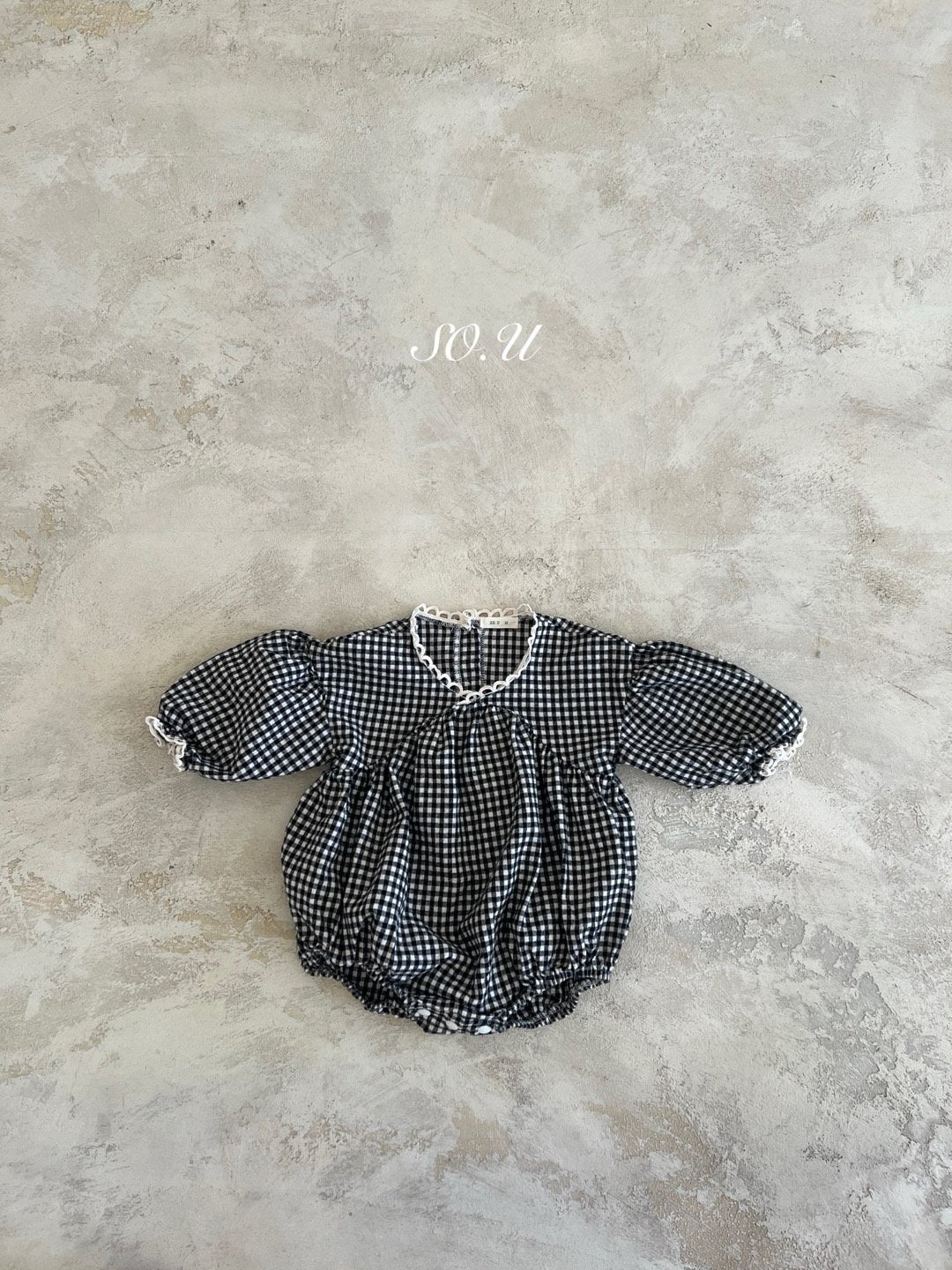 韓國童裝 25秋 | SO25301 CHECK BABY SUIT