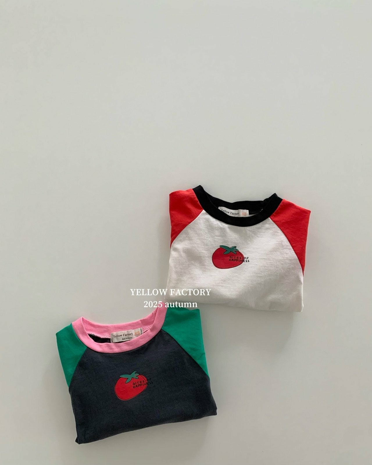 韓國童裝 25秋 | YF25308 Tomato (Raglan T-shirt)