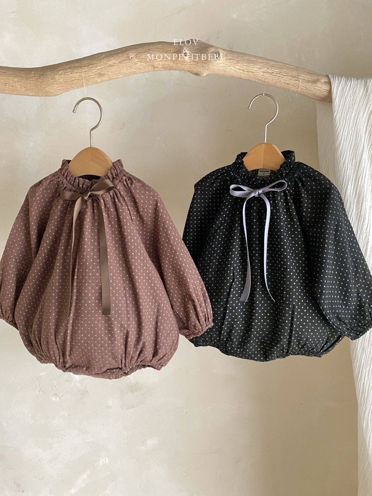 韓國童裝 25秋 | MP25308 Monpet Ribbon Baby Suit
