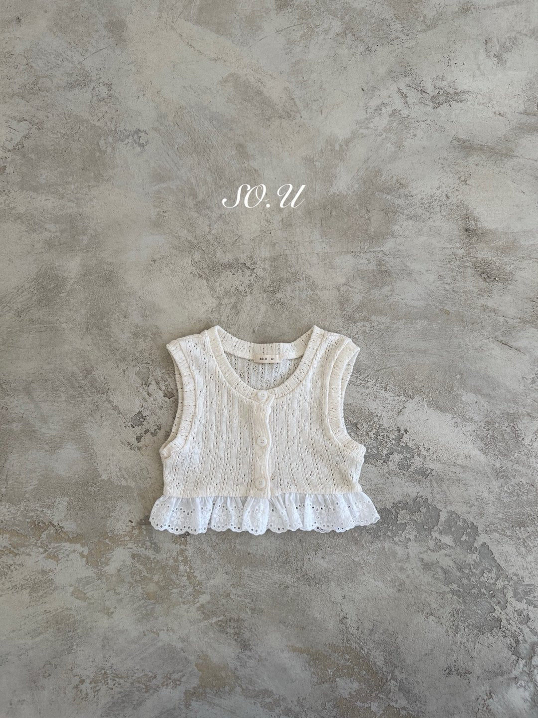 韓國童裝 25秋 | SO25306 SOU Vest