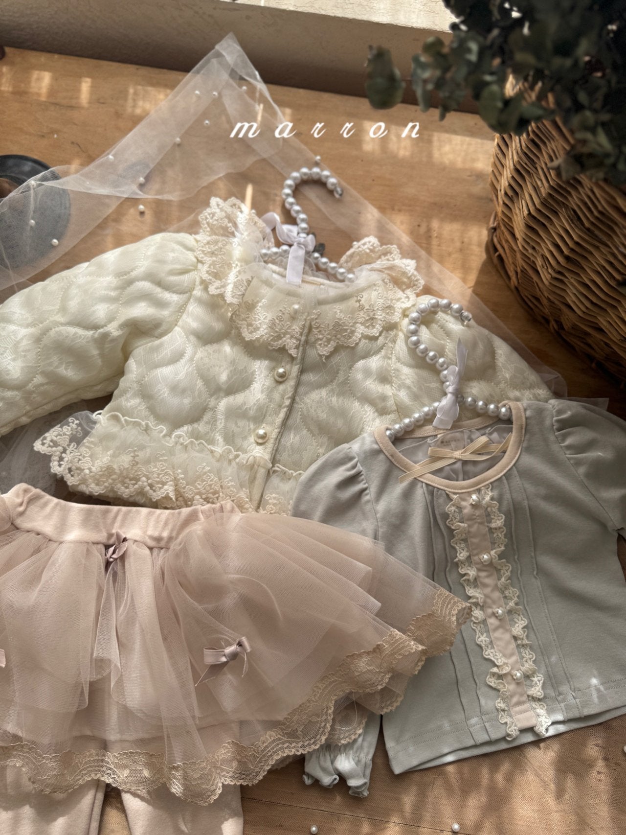韓國童裝 25秋 | MA25333 Lace Outer (Baby & Kids)