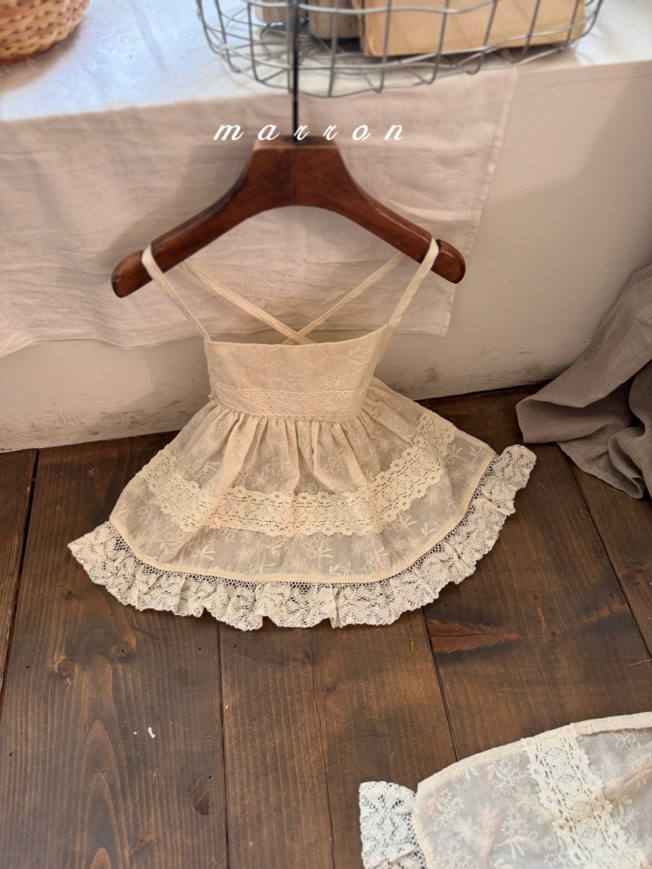 韓國童裝 25秋 | MA25314 Lace Apron