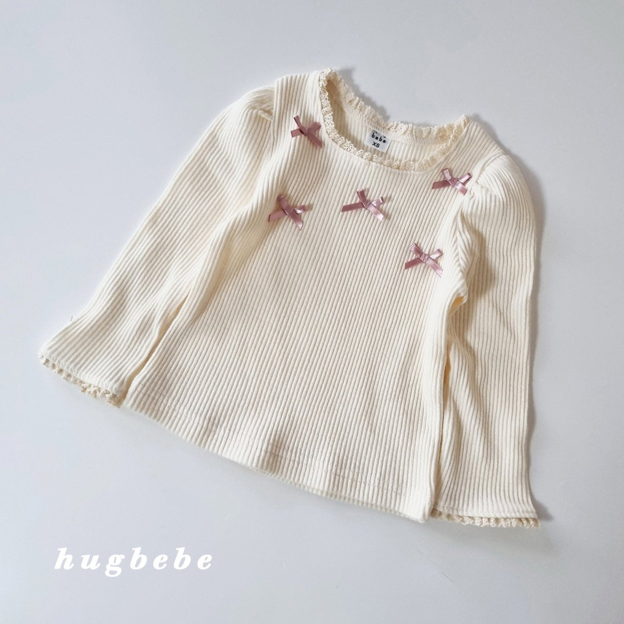 現貨▷ 韓國童裝 25秋 | HU25304 Ribbon Tee