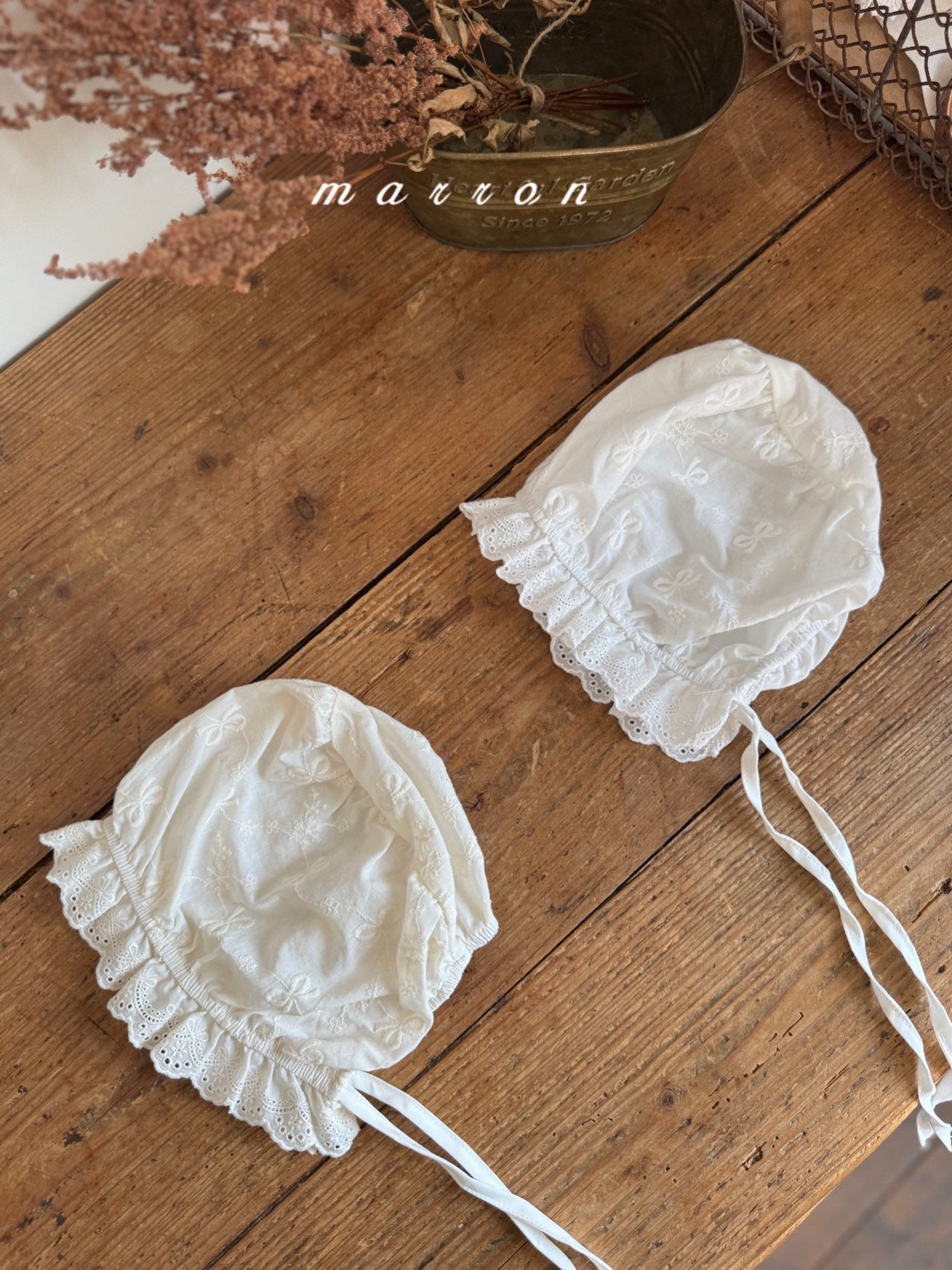 韓國童裝 25秋 | MA25311 Ribbon Bonnet