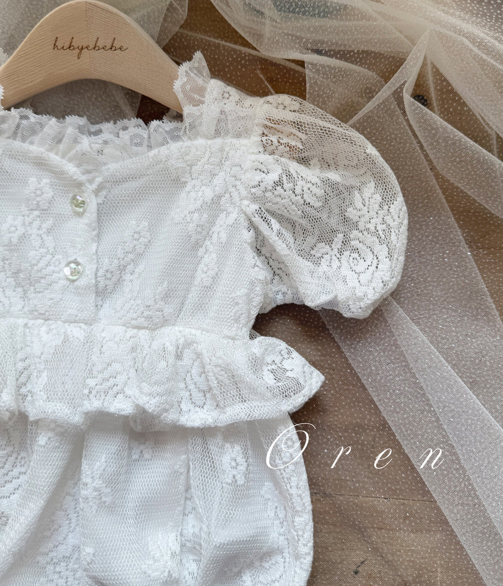 現貨▷ 韓國童裝 25夏 | Lace Baby Suit (80/90)