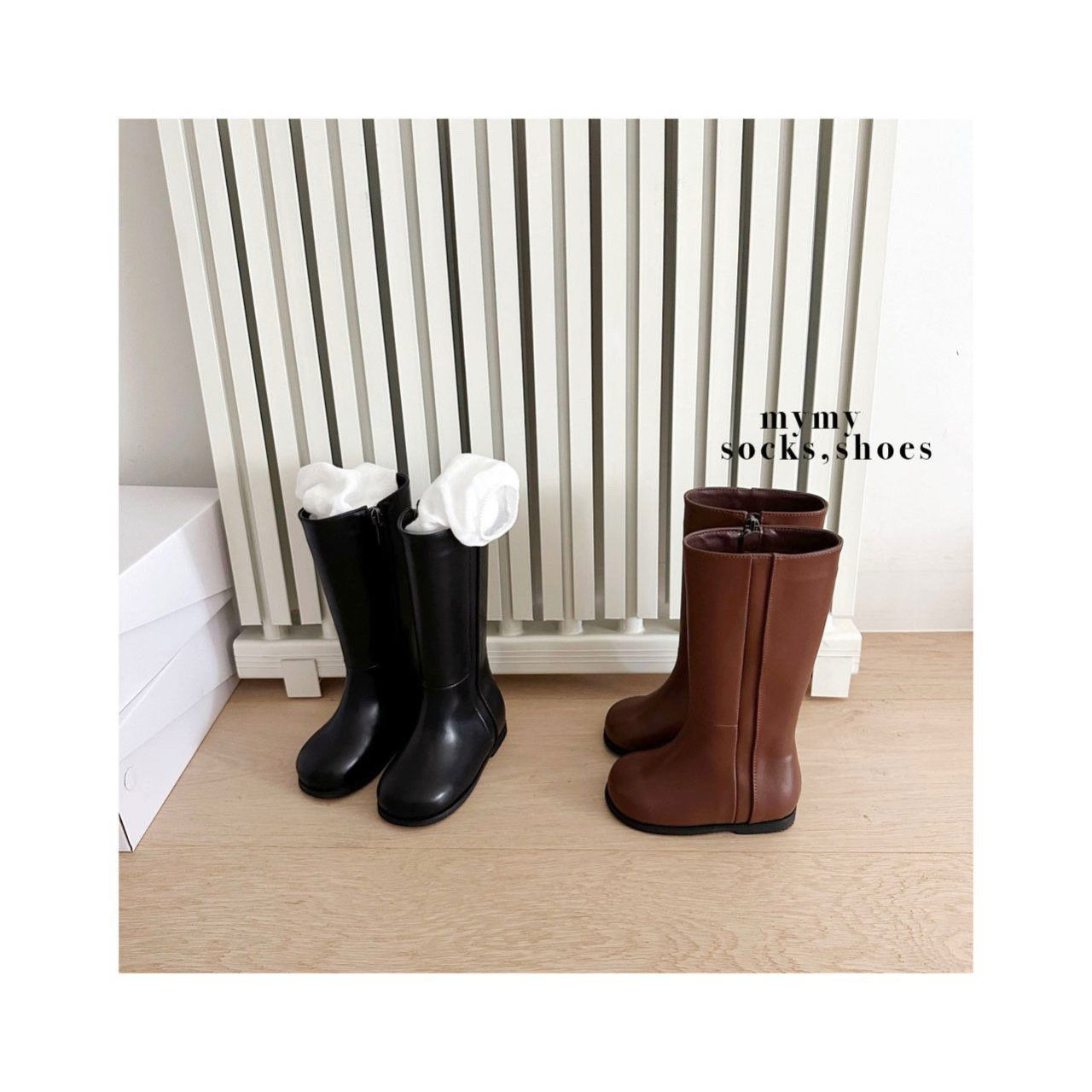 韓國童鞋 | mymy baguette boots - FLO | FLOWERKKOCH