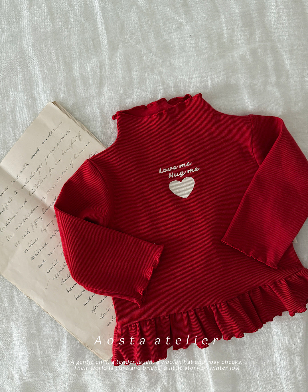 韓國童裝 25秋冬 | AO25422 Love Me Blouse