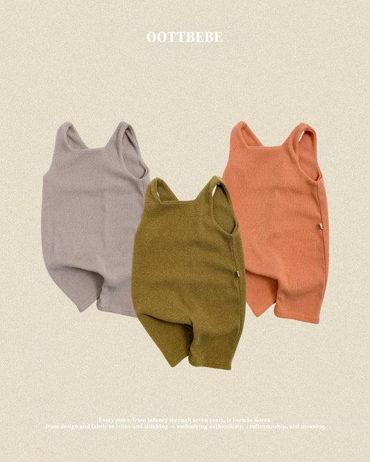 韓國童裝 26秋| OT53 Scone Knit Overalls 褲子