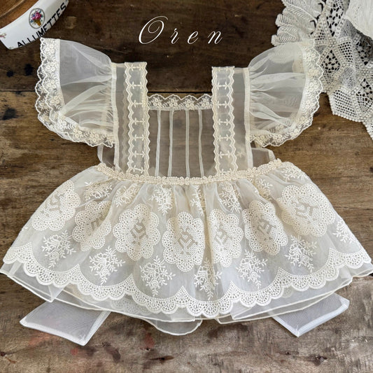 韓國童裝 25秋 | OR25347 Minette Organza Bustier