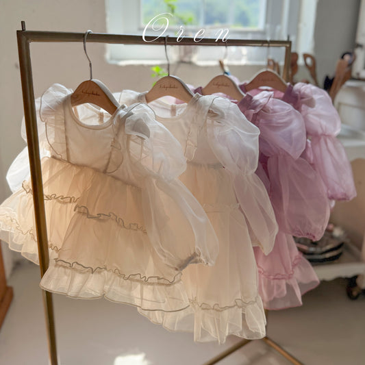 韓國童裝 25秋 | OR25359 Marianne Organza Dress Suit