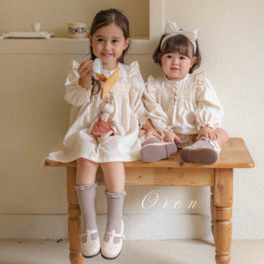 韓國童裝 25秋 | OR25324 Miel Smokin OPS & Baby Suit