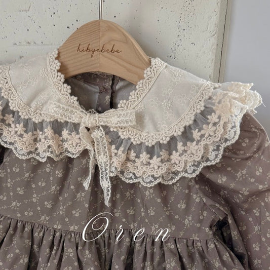 韓國童裝 25秋 | OR25304 Lace Collar
