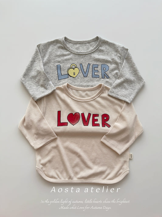 韓國童裝 25秋 | AO25312 Lover Tee
