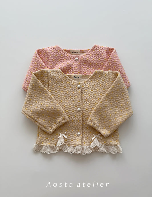 韓國童裝 25秋 | AO25313 Lovely Cardigan