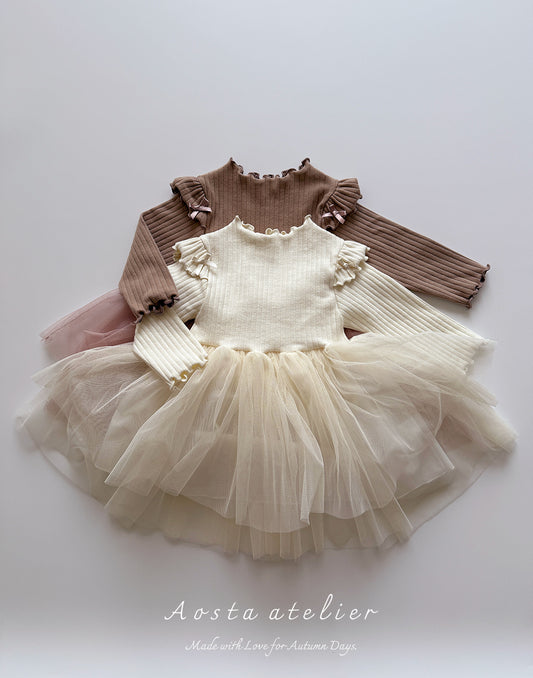 韓國童裝 25秋 | AO25302 Camellia Dress