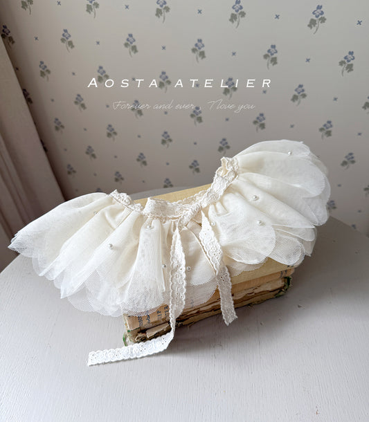 韓國童裝 25秋 | AO25320 Lace Cape