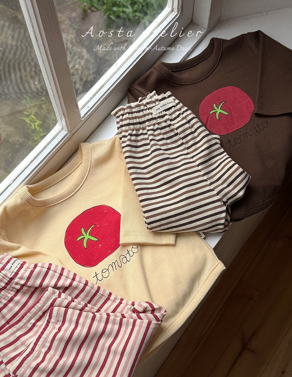 韓國童裝 25秋 | AO25352 Tomato Tee