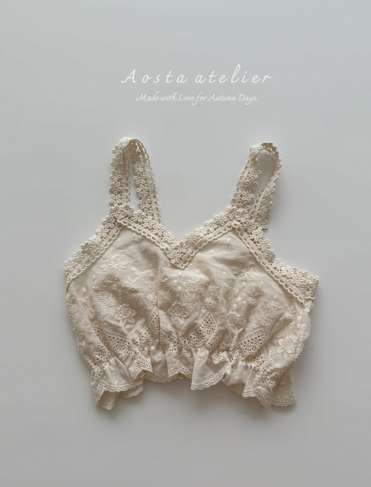 韓國童裝 25秋 | AO25316 Lace Bustier