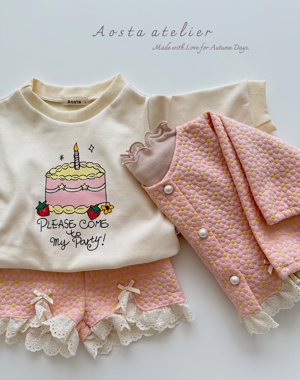韓國童裝 25秋 | AO25314 Lovely Pants