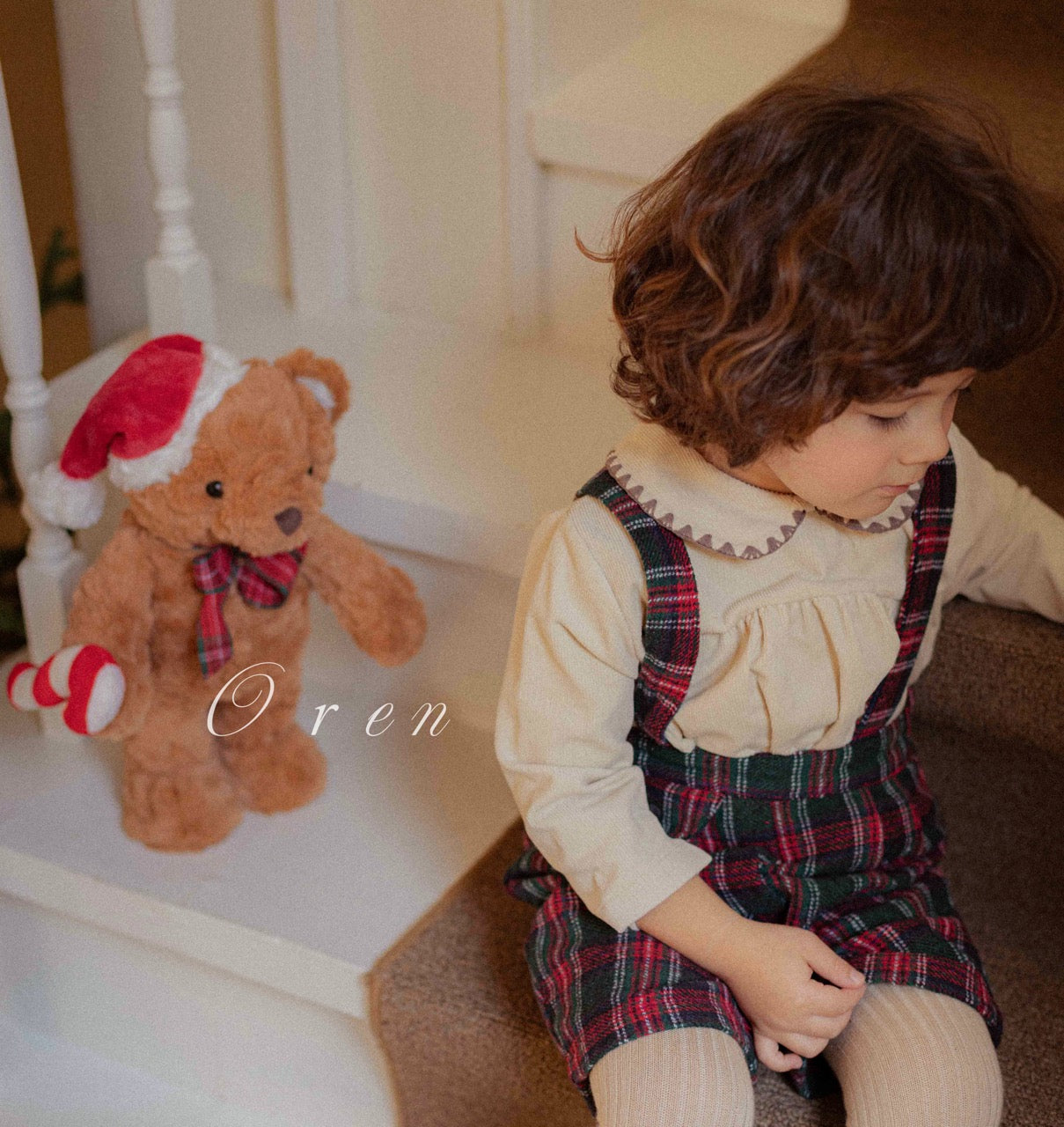 韓國童裝 25秋冬 | OR25504 聖誕款 Melo Blouse