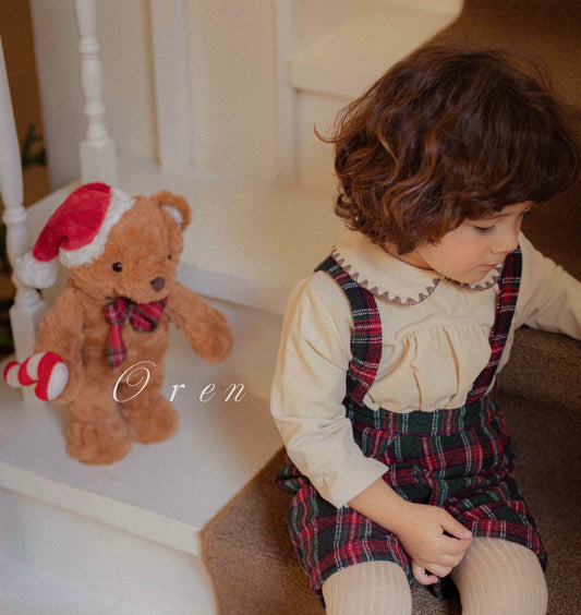 韓國童裝 25秋冬 | OR25504 聖誕款 Melo Blouse