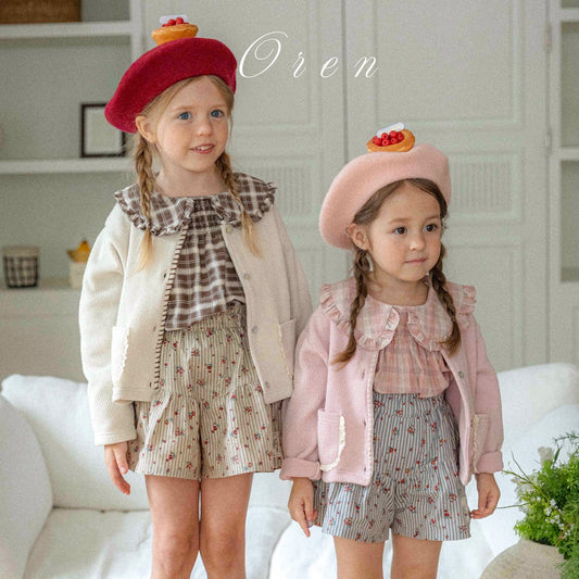 韓國童裝 25秋 | OR25342 Leah Melo Cardigan