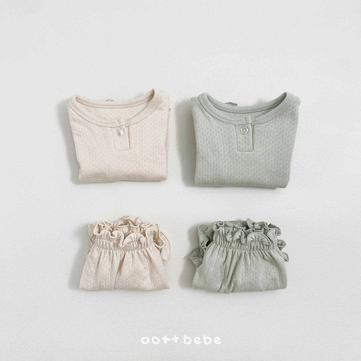 韓國童裝 26SS | OT33 Cozy Blommers Baby Set (55-75cm)