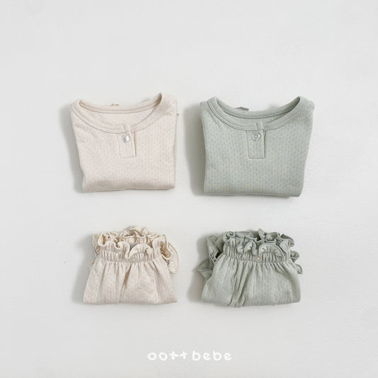韓國童裝 26SS | OT33 Cozy Blommers Baby Set (55-75cm)
