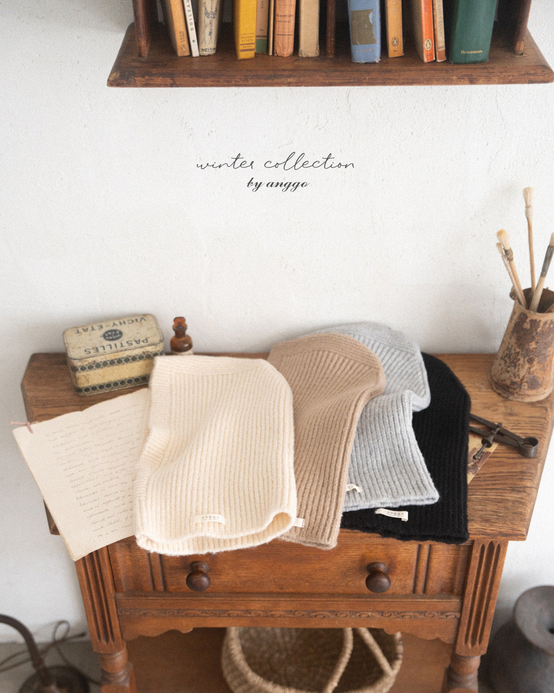 \限時預購/ 韓國童裝  AG25201 Balaclava (Hat and Neck warmer)