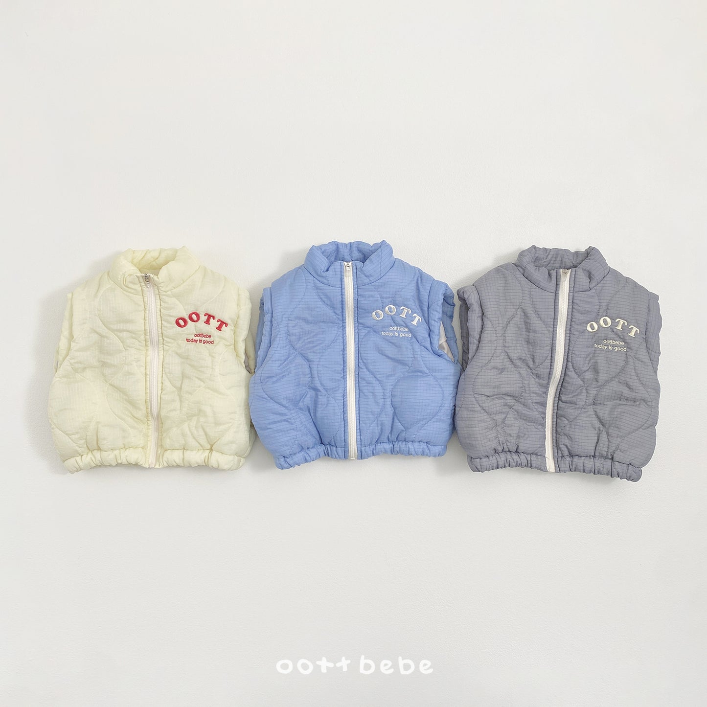 韓國童裝 26SS | OT51 Light Quilted Vest (75-120cm)