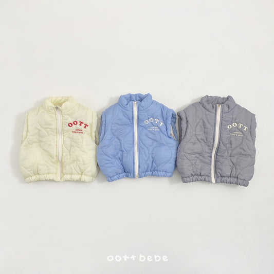 韓國童裝 26SS | OT51 Light Quilted Vest (75-120cm)