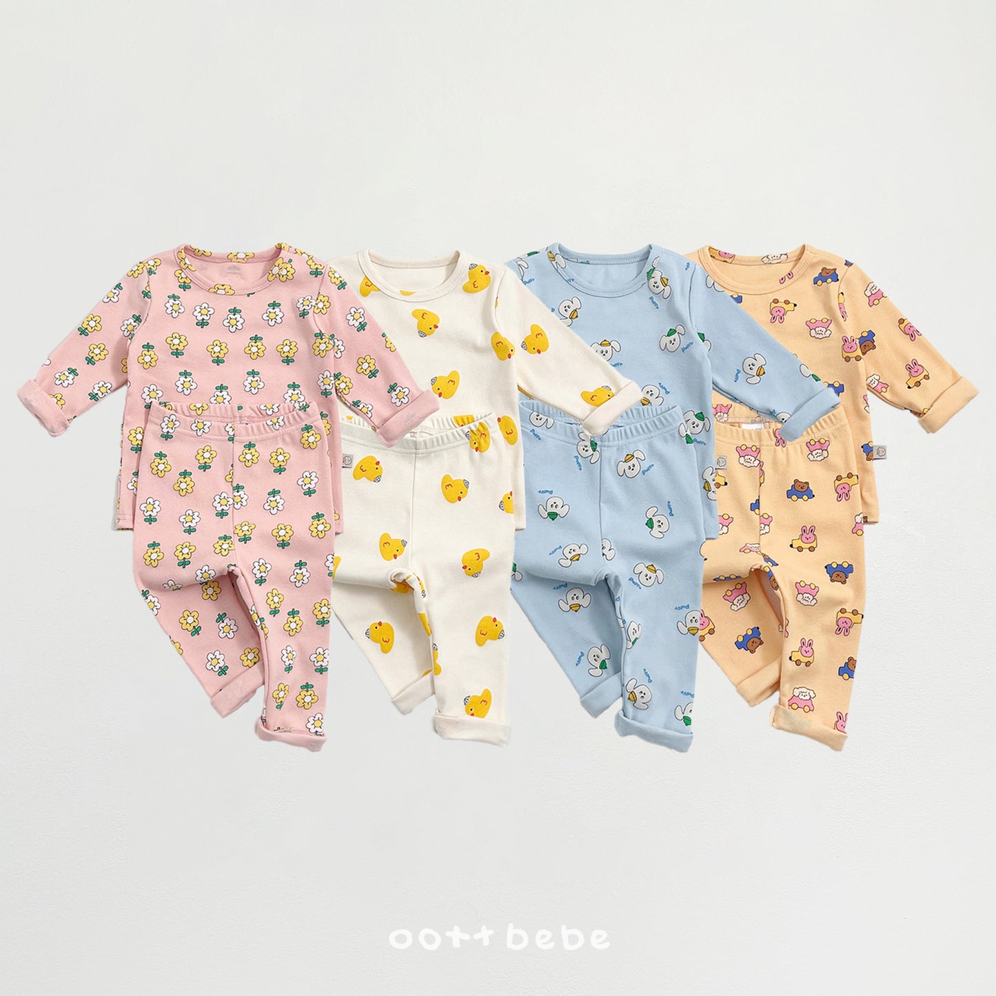 韓國童裝 26SS | OT02 Picnic Kids Top and Bottom Set (75-120cm)