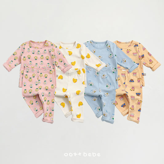 韓國童裝 26SS | OT02 Picnic Kids Top and Bottom Set (75-120cm)