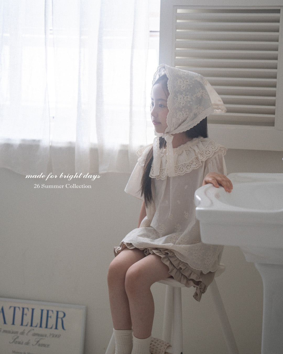 韓國童裝 26夏| AG44 (acc) Eyelet Bandana