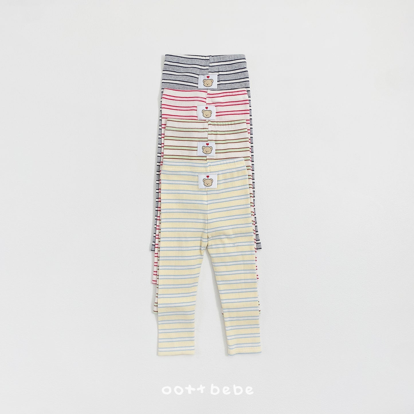 韓國童裝 26SS | OT15 Kids Stripe Leggings (75-120cm)