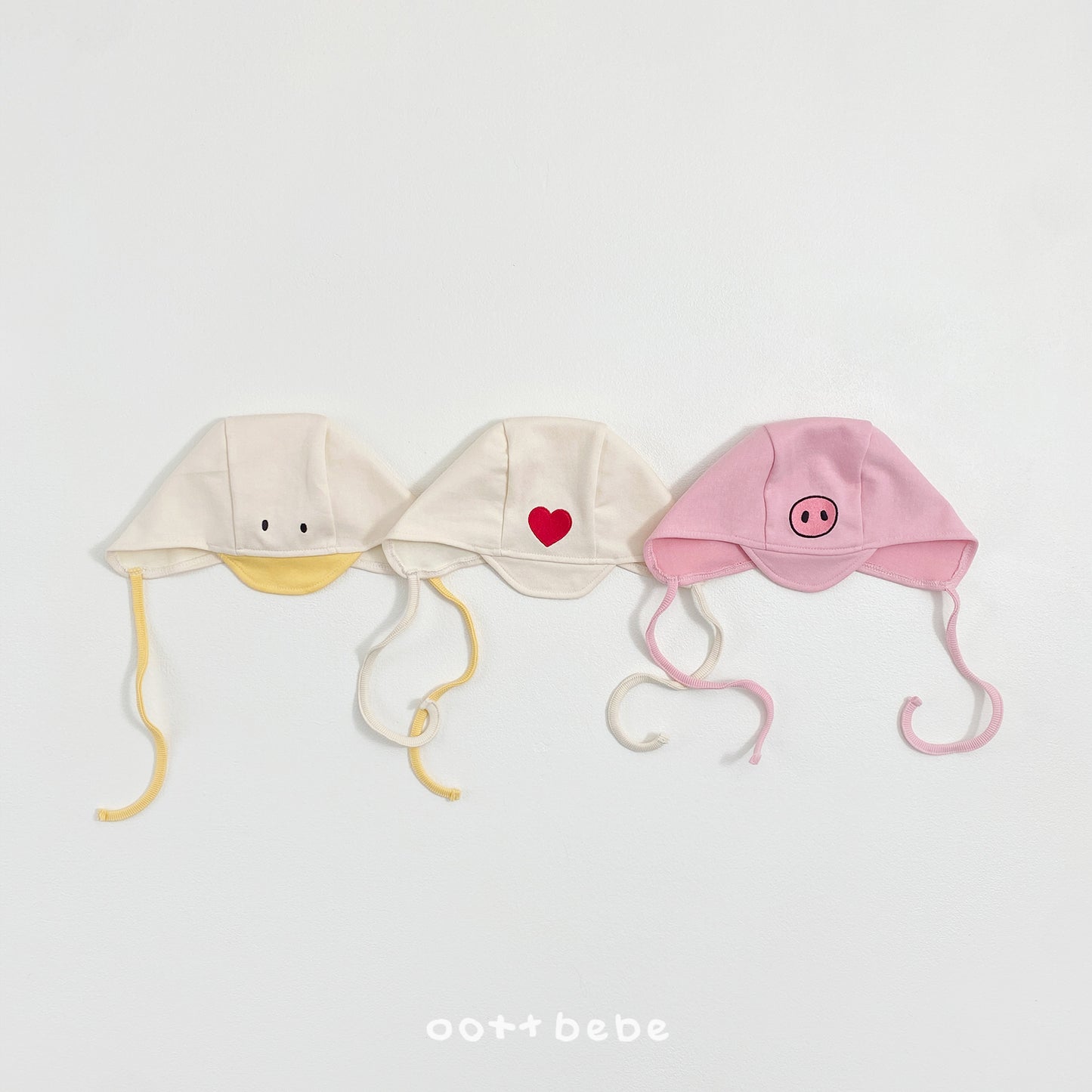 韓國童裝 26SS | OT39 Cute Friends Bonnet (Free Size)