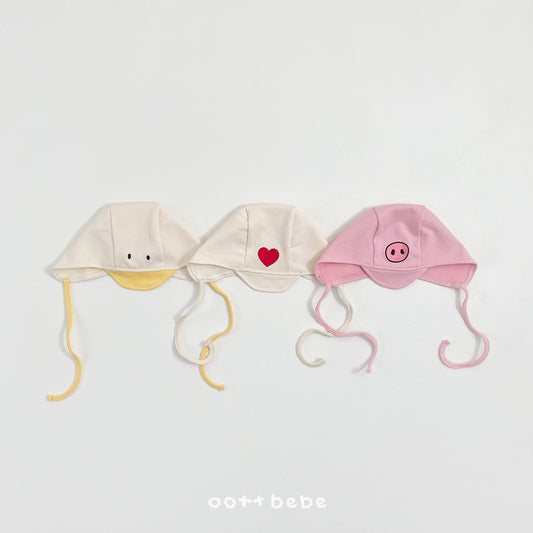 韓國童裝 26SS | OT39 Cute Friends Bonnet (Free Size)