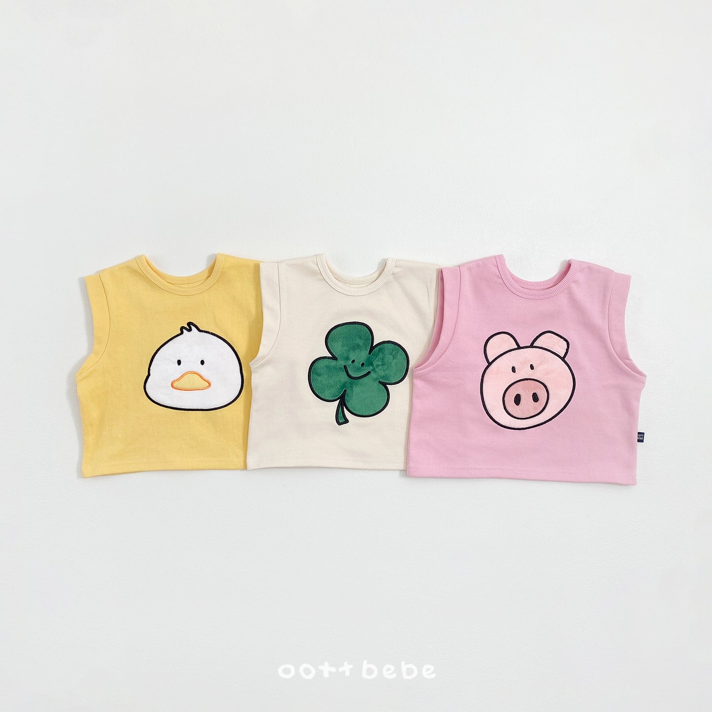 韓國童裝 26SS | OT41 Lucky Friends Kids Vest (75-120cm)