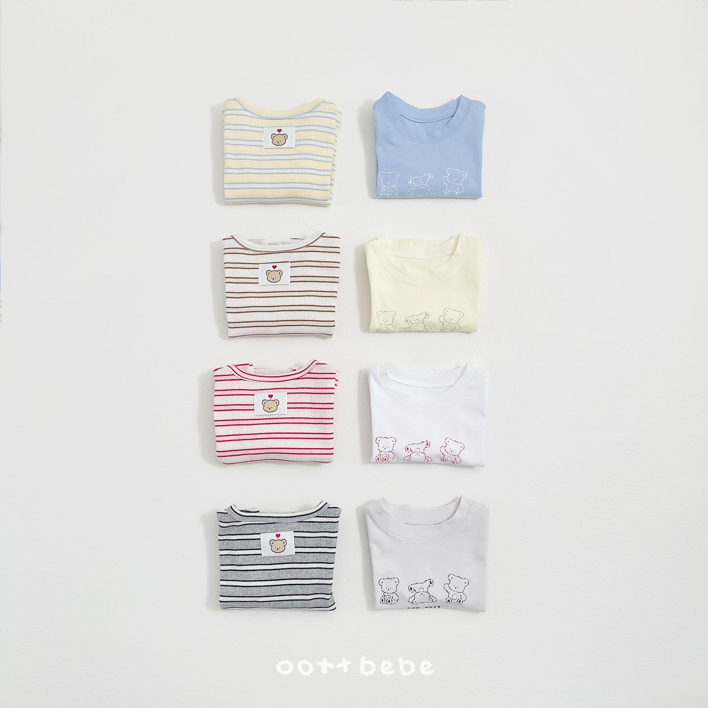 韓國童裝 26SS | OT11 Baby 1+1 Daily Tee Set (55-75cm)