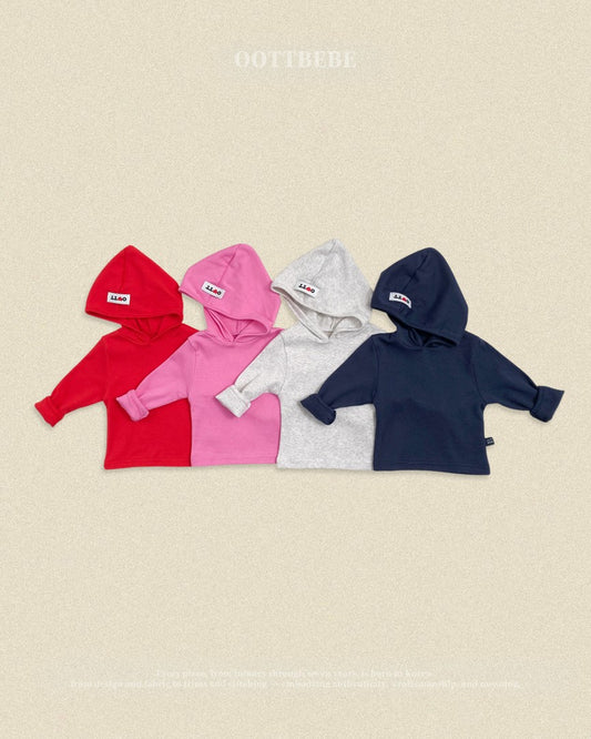 韓國童裝 26秋| OT19 Retro Hooded Polo Tee 上衣