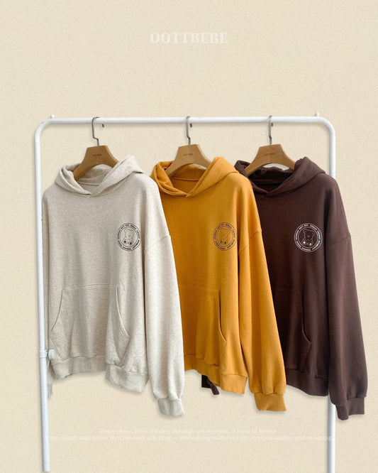 韓國童裝 26秋| OT62 Day Hooded Sweatshirt Adult 上衣
