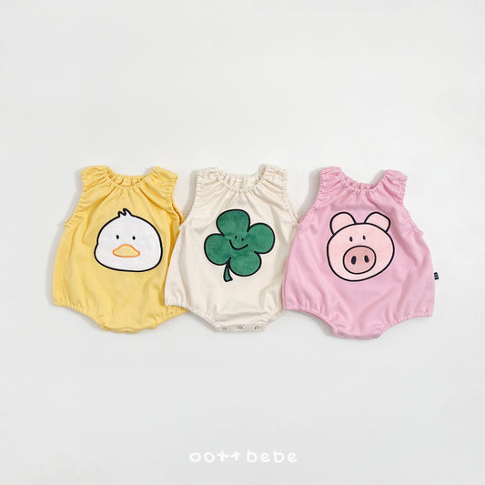 韓國童裝 26SS | OT40 Lucky Friends Baby Suit (55-75cm)