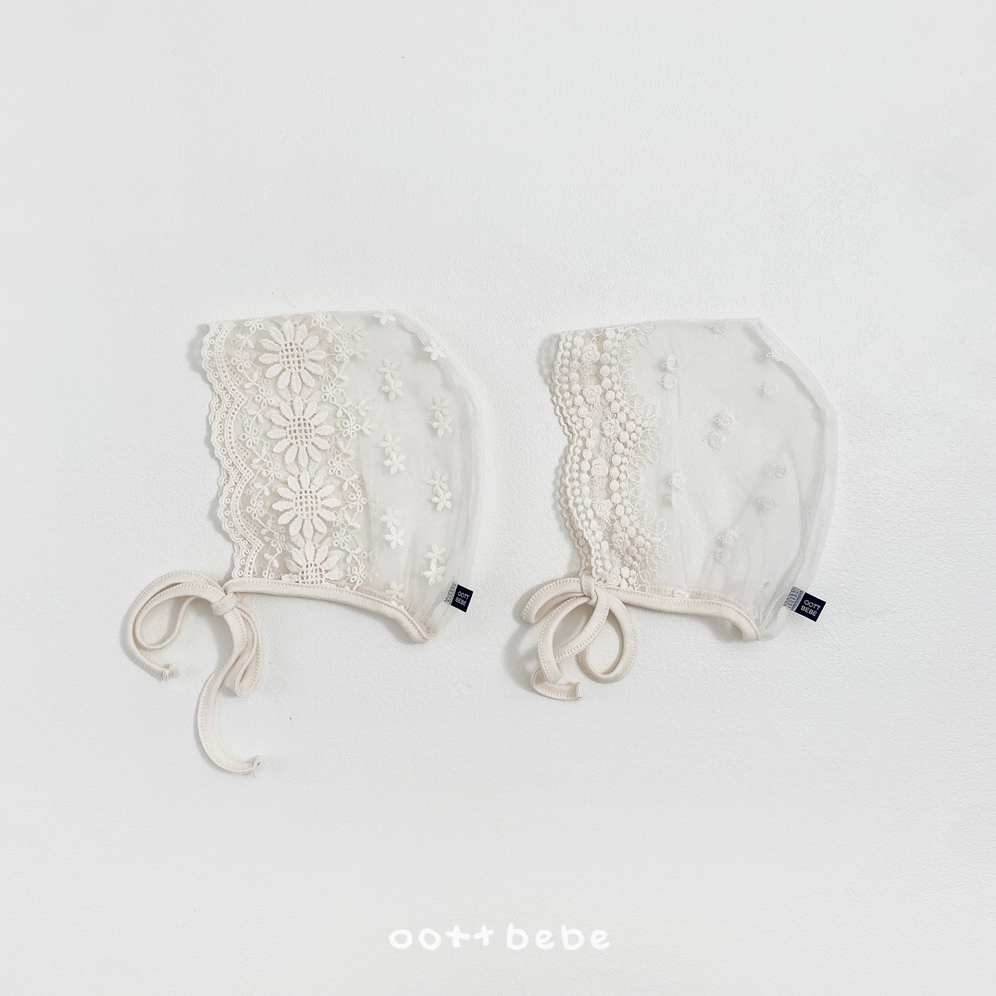 韓國童裝 26SS | OT37 Vintage Lace Bonnet (Free Size)