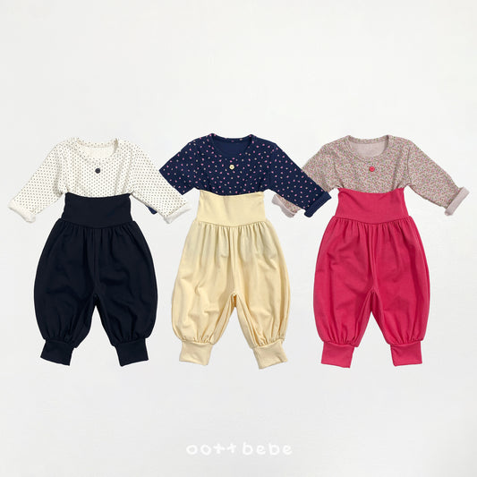 韓國童裝 26SS | OT20 Cozy Floral Kids Top and Bottom Set (75-120cm)