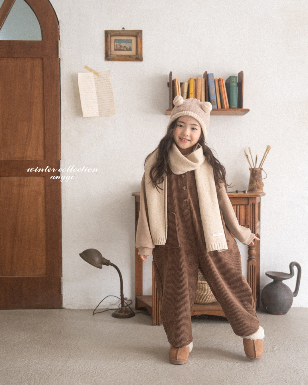 \限時預購/ 韓國童裝  AG25227 Pocky Overall