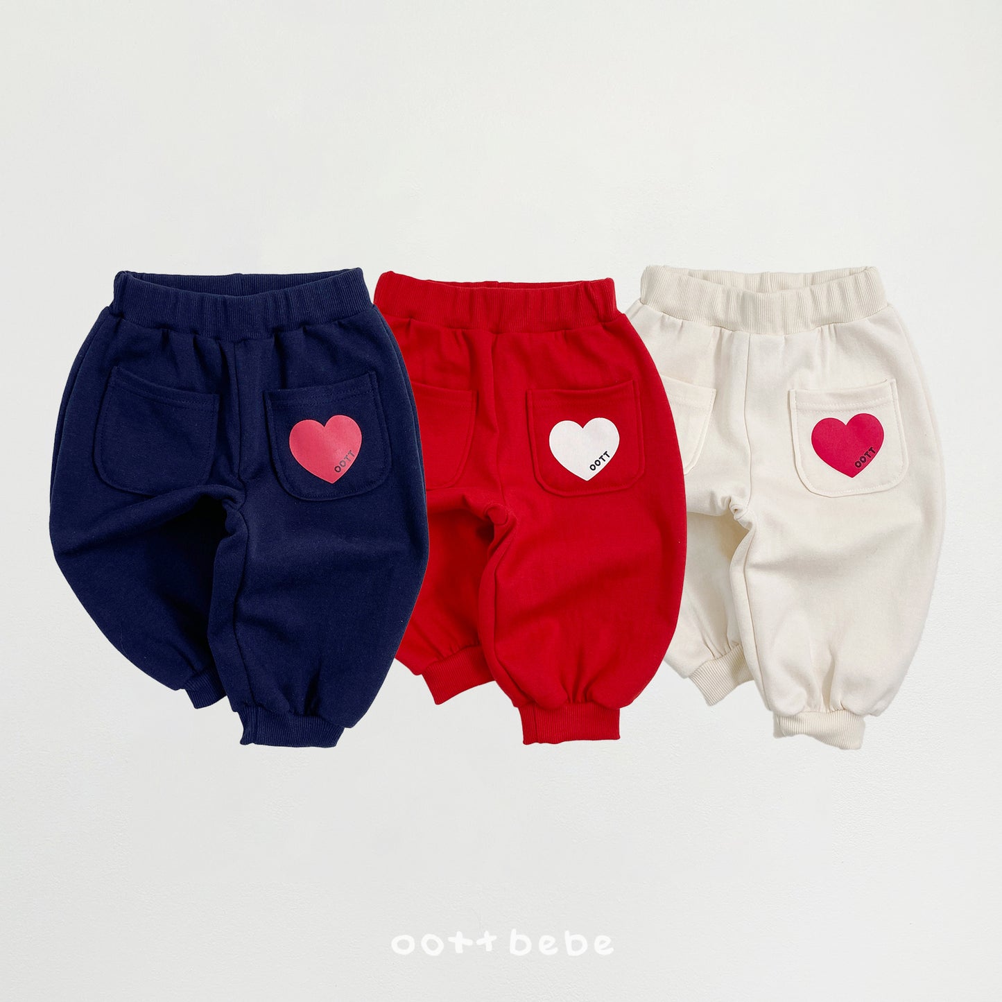 韓國童裝 26SS | OT19 Lovely Heart Pants (75-120cm)