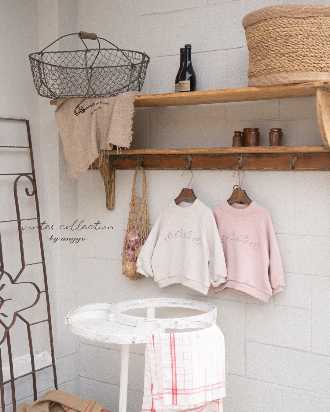 \限時預購/ 韓國童裝  AG25234 Bunny Sweatshirt