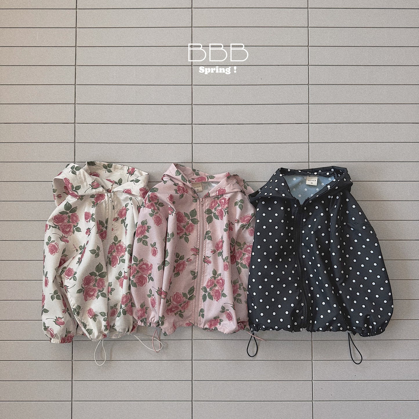韓國童裝 26春 | BB14 Bebe Hood Flower Jumper (70-100cm)