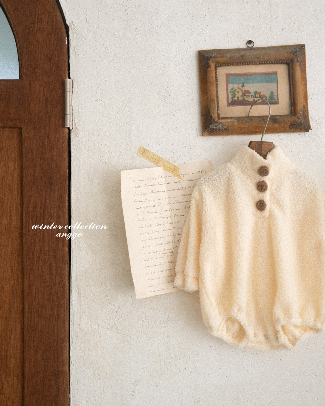 \限時預購/ 韓國童裝  AG25211 Whipped Cream Romper